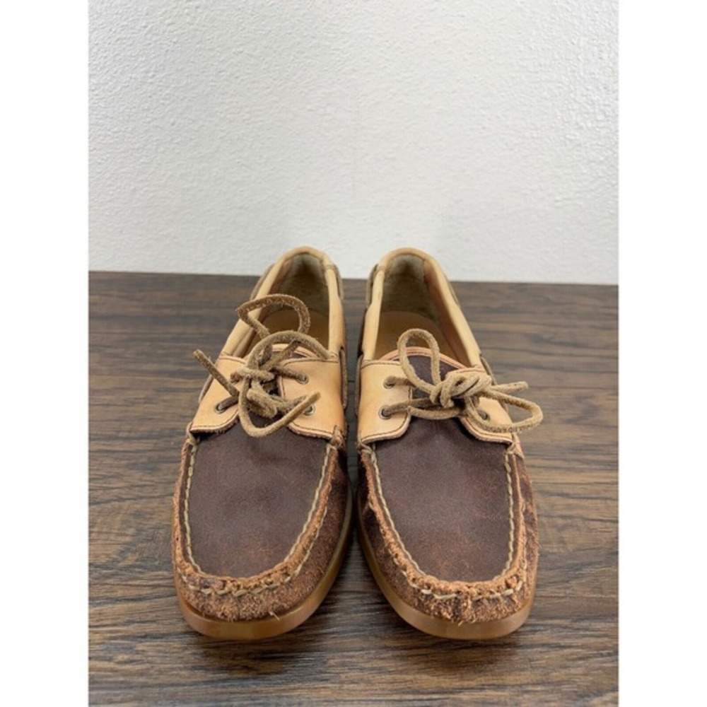 Ariat‎ Women's 7B Boat Shoe Brown Leather Casual Flats